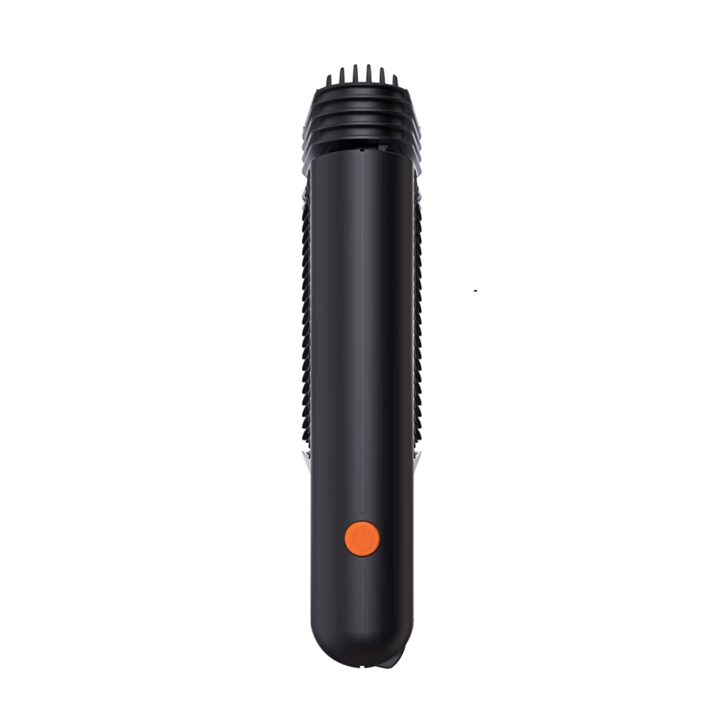 Side view of the Mighty Medic Plus vaporiser highlighting its streamlined shape